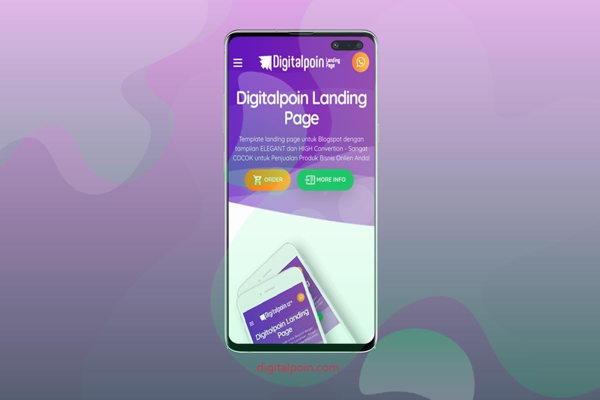 Digitalpoin Landing Page: Landing Page Blogspot SEO Firendly