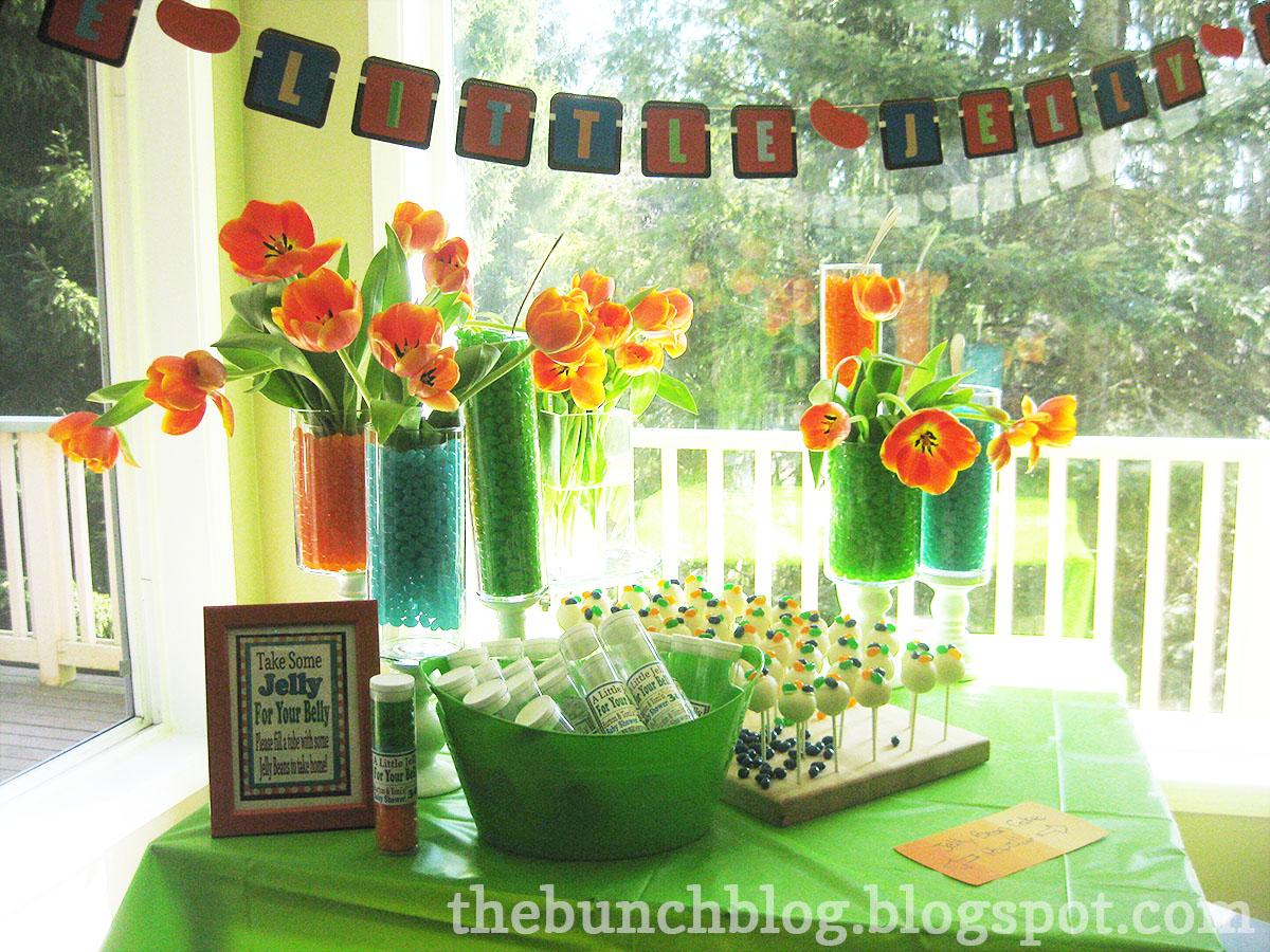 the bunch handcrafted.stylishly Little Jelly Bean" Baby Shower