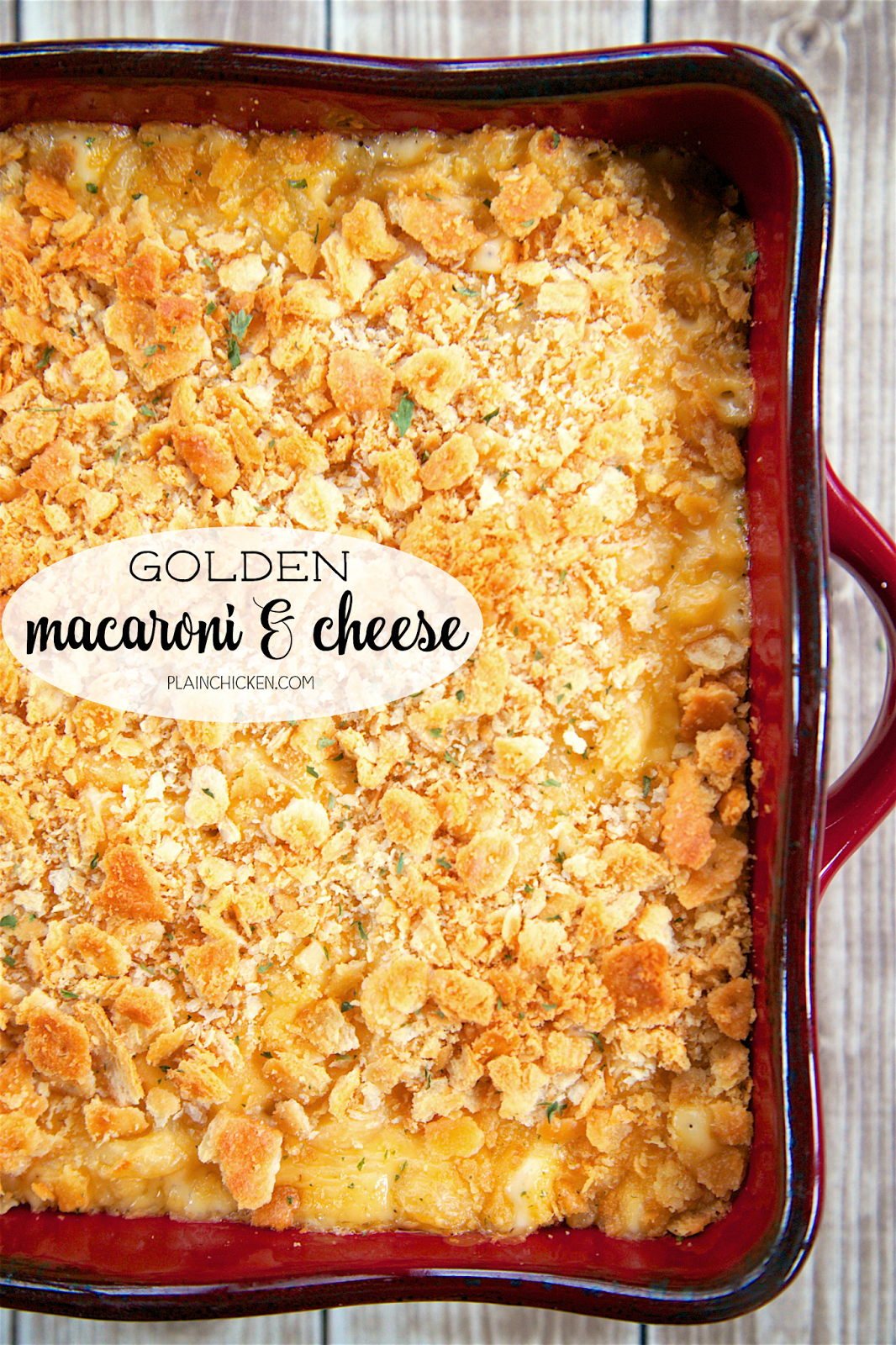Golden Macaroni and Cheese Plain Chicken®