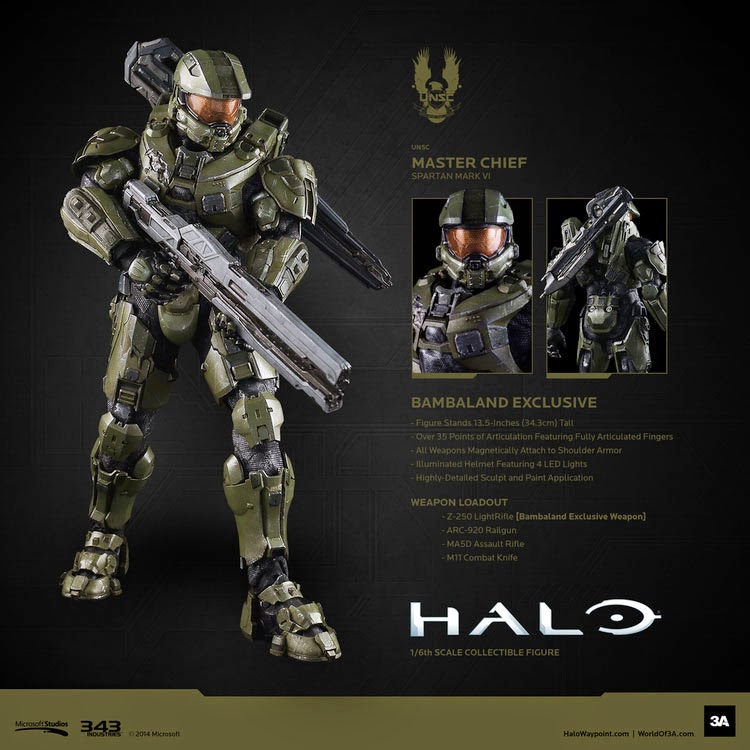 1/6 HALO Master Chief Spartan Mark VI from 3A Toys