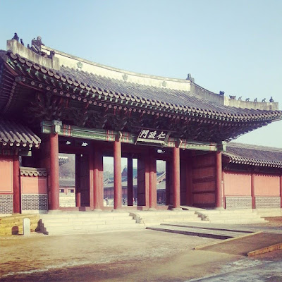 One Cold Morning at Changdeokgung Palace, Seoul