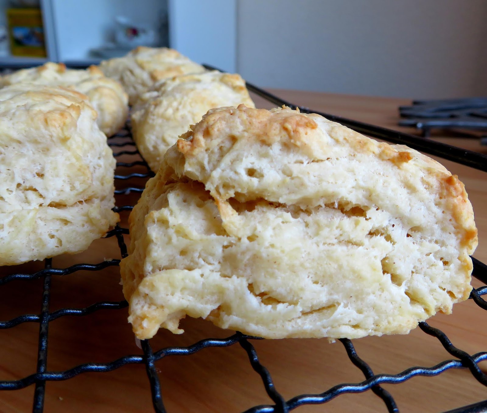 Mile High Greek Yogurt Biscuits