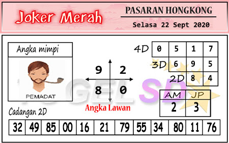 Pred Hk Selasa 22 September 2020 Pred Togel Hongkong Hk Malam Ini