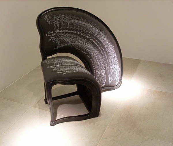 Lathe Chairs-the collection of chairs truly unusual design