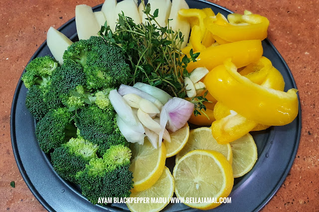 Resepi Air Fryer Ayam Bakar Madu Blackpepper
