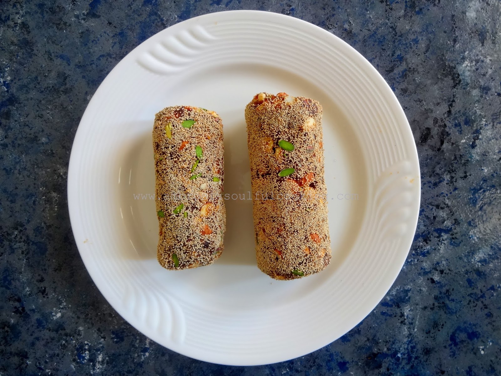 Ambrosia Date Rolls Sugar free and Healthy