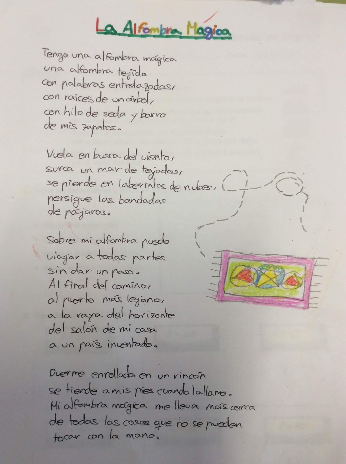 Antonio Hernández 4º, 5º y 6º de primaria: Poemas