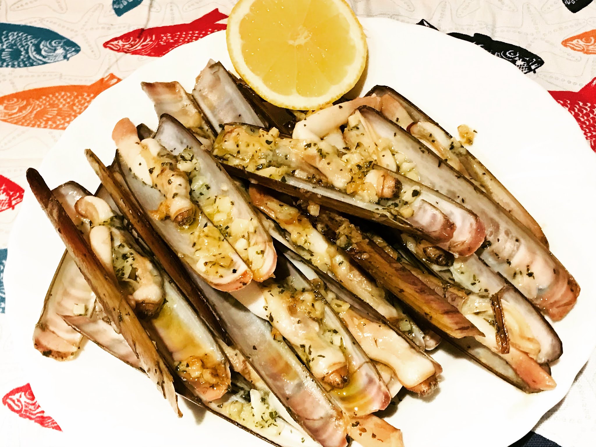 Laura y sus cacharros: Navajas a la plancha