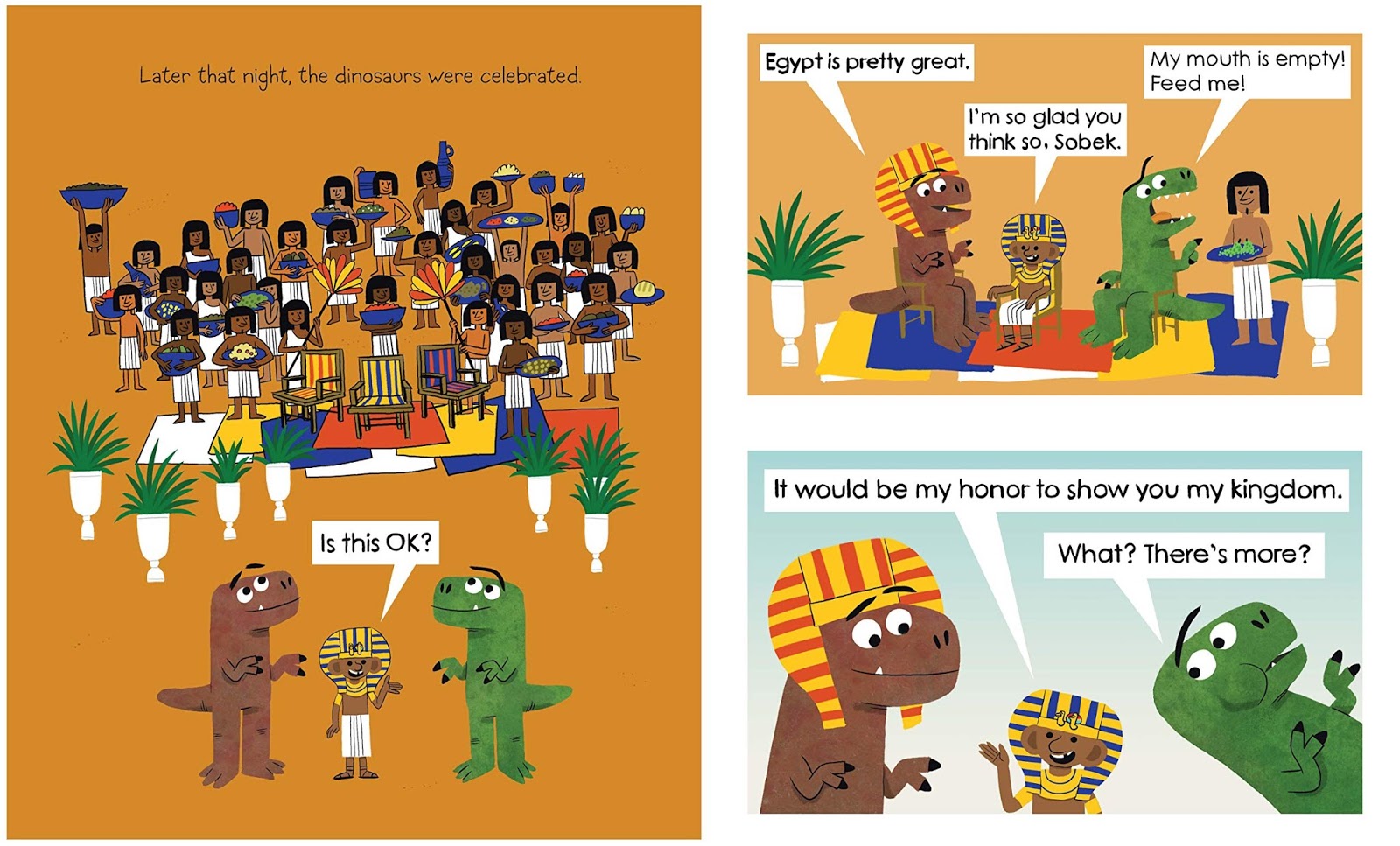 T. Rex Time Machine: Dinos in De-Nile by Jared Chapman