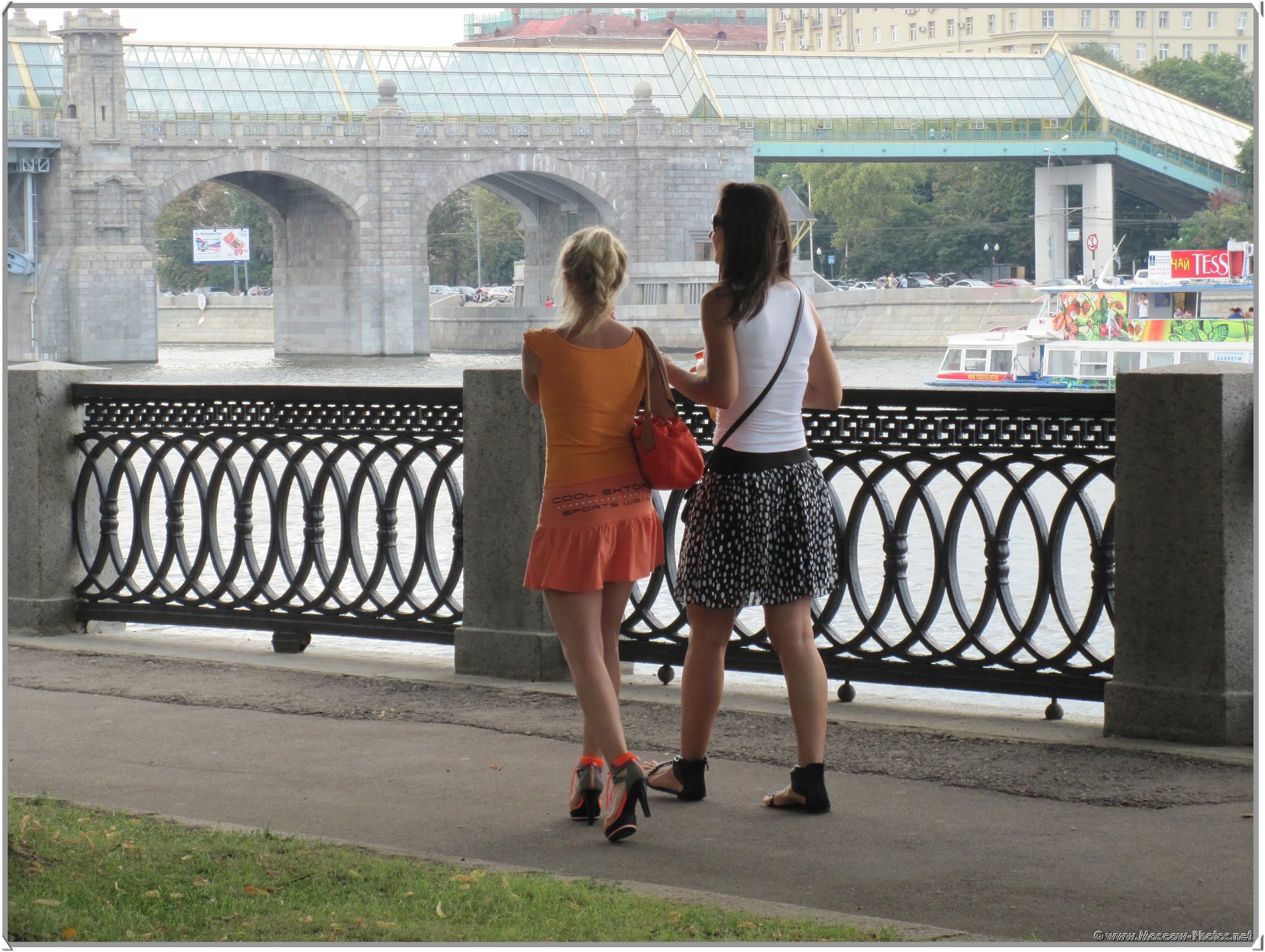 Moscow Girls on the Street