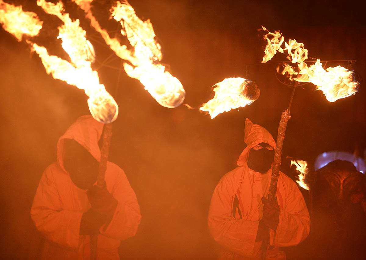 John Mather Marsden Winter Fire festival