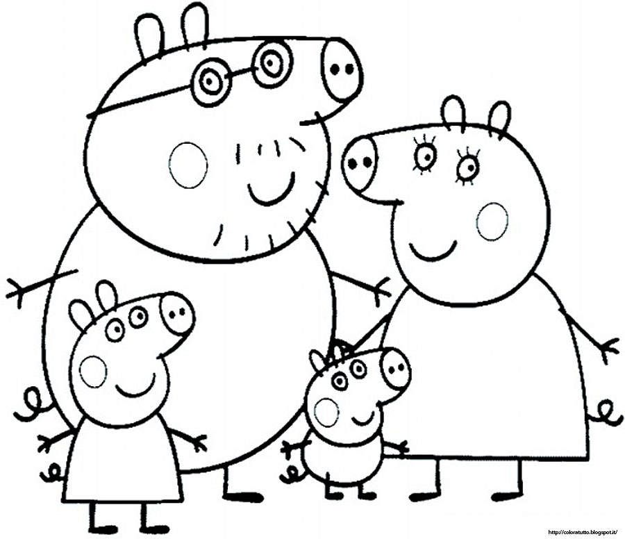 daddy pig images coloring pages - photo #29
