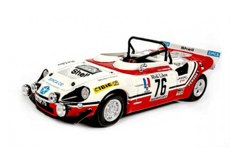 vencedores de rallye altaya SIMCA CG Spider Proto Critérium des Cévennes 1971 B. Fiorentino - M. Gélin