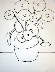 gogh van sunflowers step draw flowers flower vase petals rumriver projects center artist fun homeschoolers stems leaves