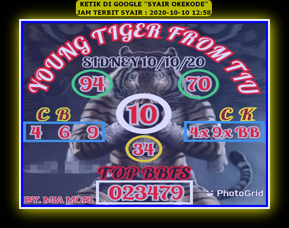 1 New Message Kode Syair Sydney 10 Oktober 2020 Forum Syair Togel Hongkong Singapura Sydney
