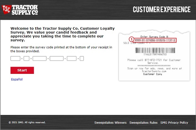 tell tractor supply survey