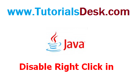 TutorialsDesk: Disabling Right Click option in a browser using Javascript