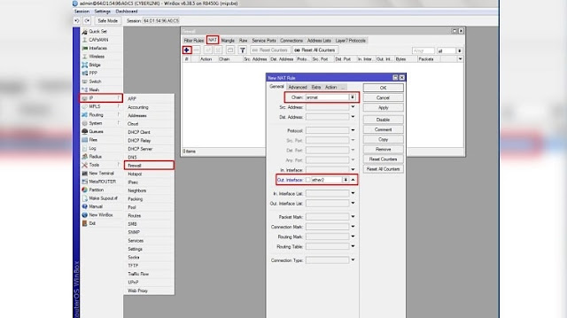 Cara Setting NAT pada Mikrotik