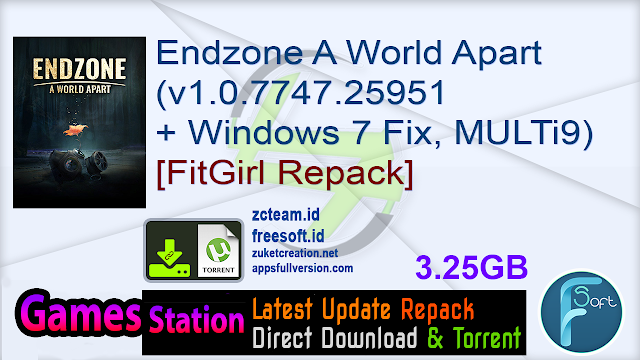 Endzone A World Apart (v1.0.7747.25951 + Windows 7 Fix, MULTi9) [FitGirl Repack, Selective Download – from 2 GB]