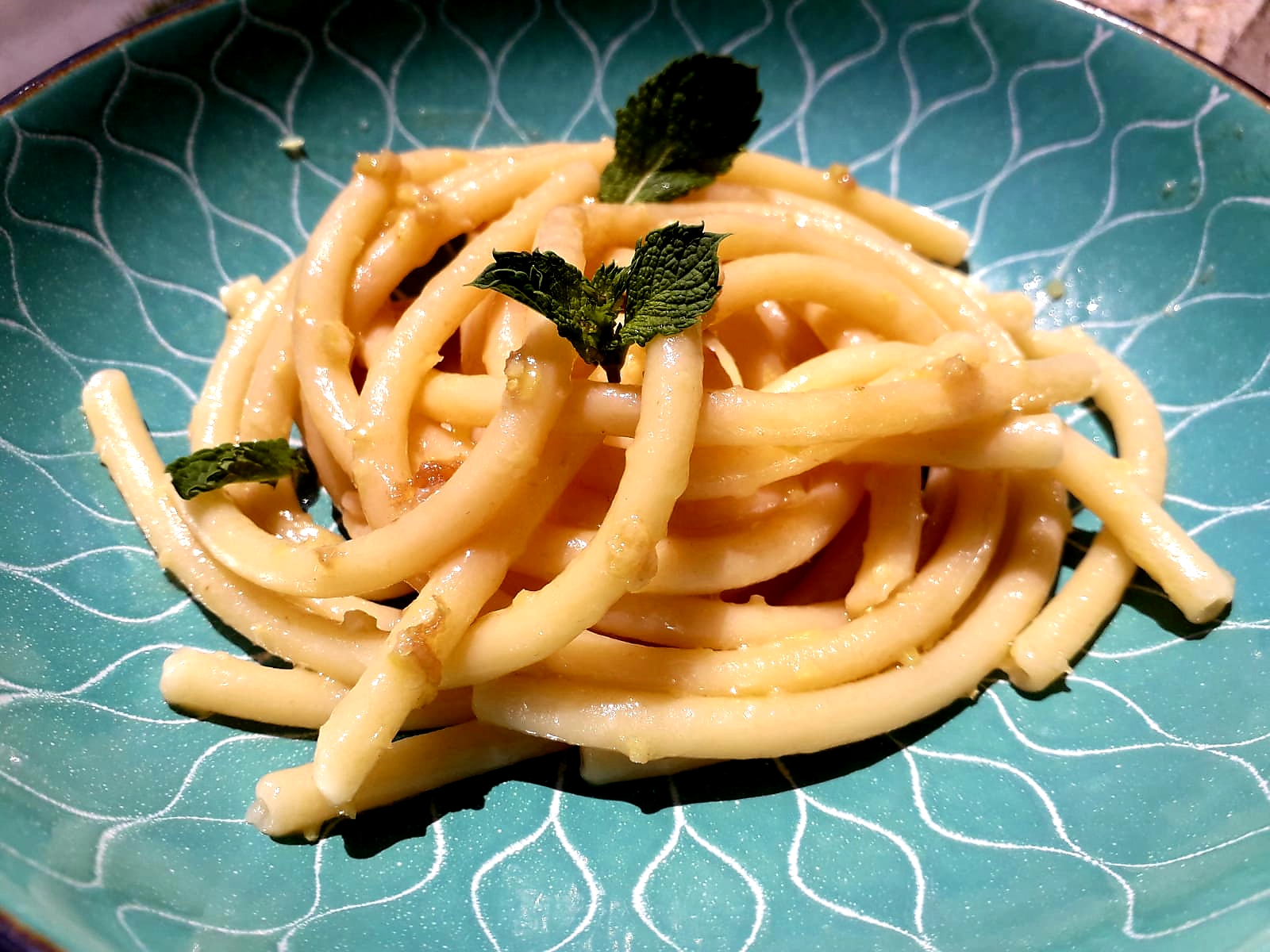 Convivio culinario "PellegrinoPoint" Pasta al limone e alici