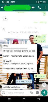 Selesai Tugas Runner Lunch Box lunch box, food panda grab food lunch time penghantaran makanan lunch box alam megah lunch box shah alam nasi tomato nasi putih berlauk partime runner