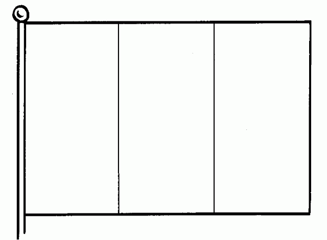 Coloriage De Drapeau De France A Imprimer