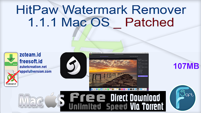 HitPaw Watermark Remover 1.1.1 Mac OS _ Patched_ ZcTeam.id