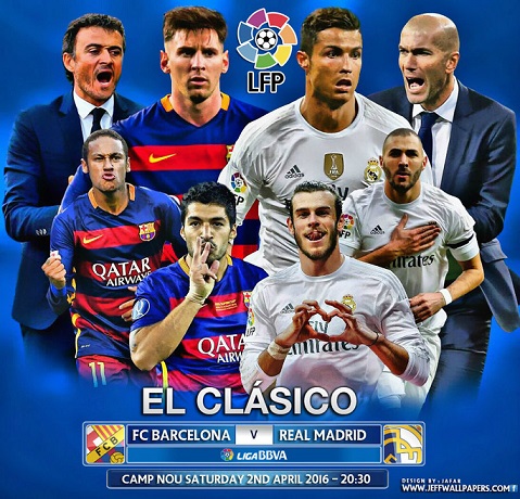 Alineación y previa del clásico Barcelona-Rea Madrid. Jornada 31