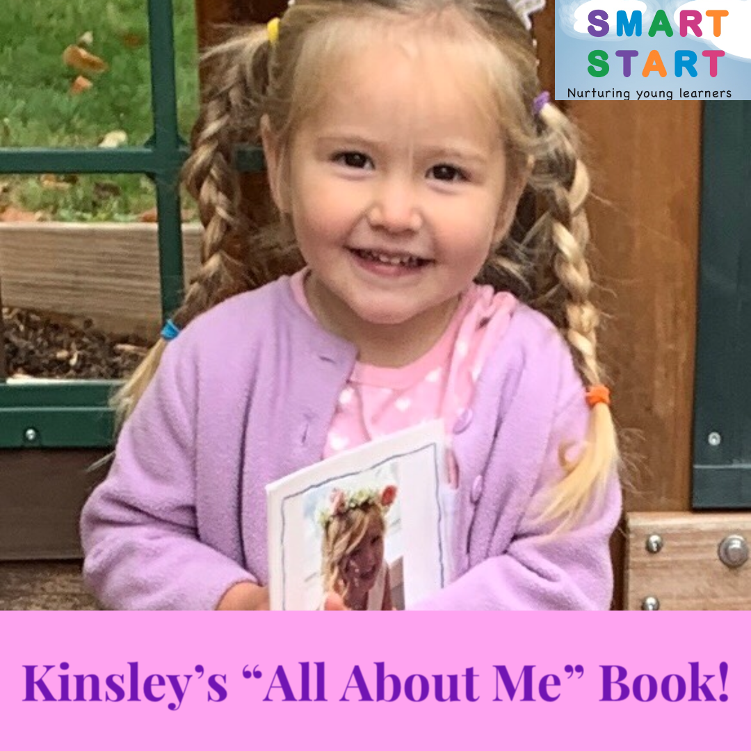 SMART START Kinsley's "All About Me" Book and 3rd Birthday!