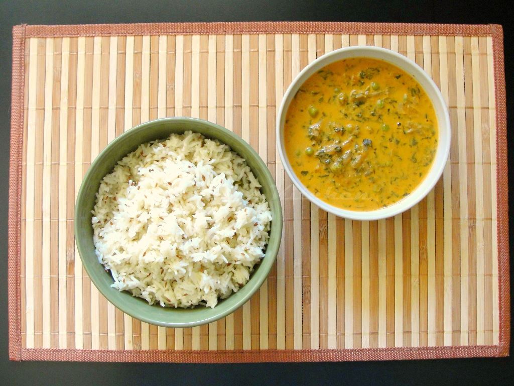 Krithi's Kitchen Methi Matar Malai / Fenugreek leaves and Peas Creamy Curry Indian Curry Recipes