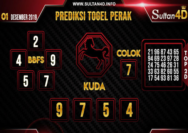 PREDIKSI TOGEL PERAK SULTAN4D 01 DESEMBER 2019