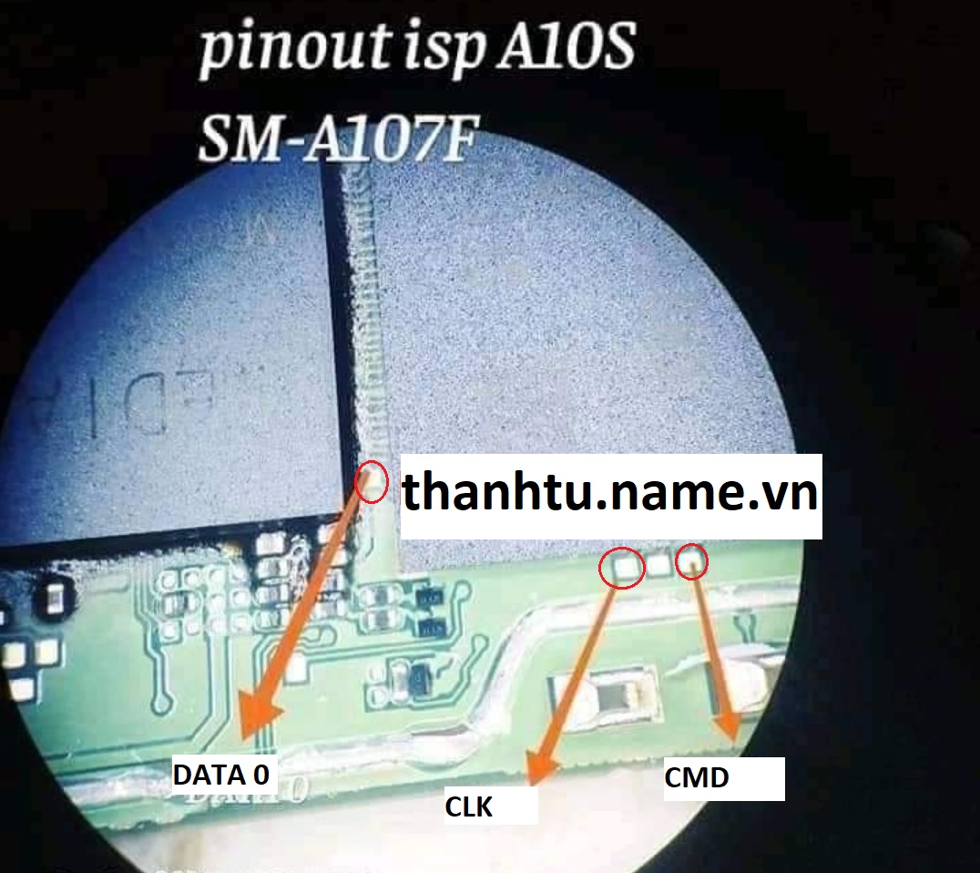 Pin out Samsung A10s A107F