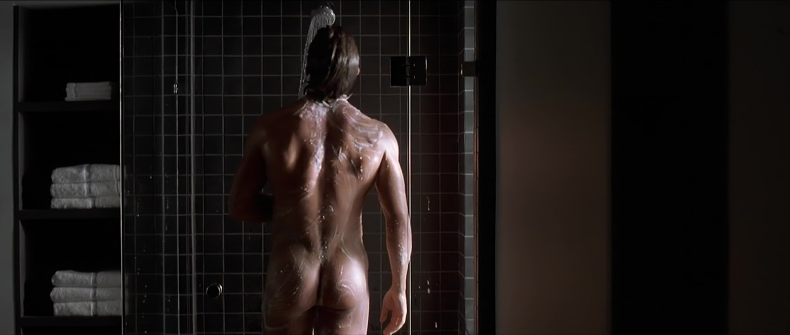 Christian Bale nude in American Psycho.