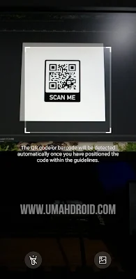 Scan QR Code HP Samsung Dengan Internet