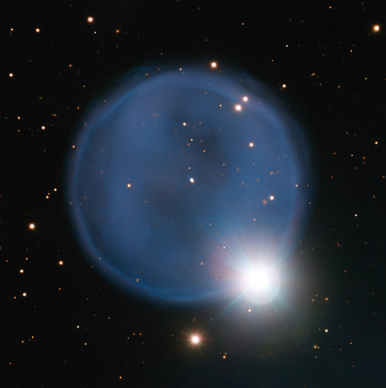 Abell 39 Nebula, one of the largest spheres in the Universe