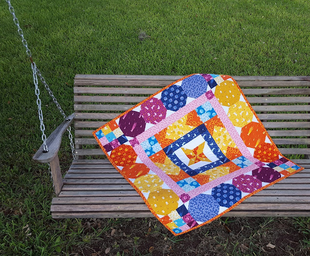 Planetary Mini Medallion Quilt Tutorial by Heidi Staples of Fabric Mutt with Luina Sol Fabric