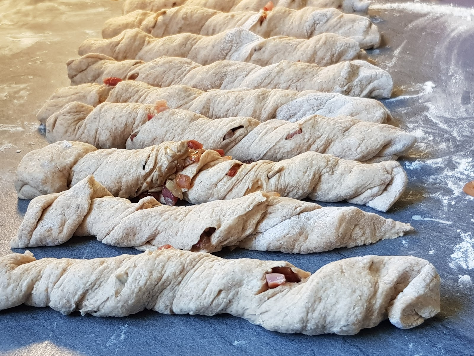 Speckwurz`n aus Vollkornmehl