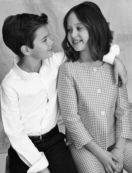 Prince Vincent and Princess Josephine, twins of Crown Prince Frederik and Crown Princess Mary of Denmark