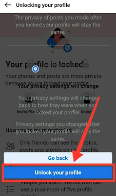 Facebook profile unlock kaise kare??