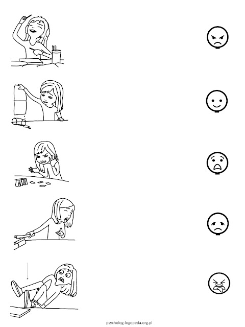 materiały do cwiczeń emocje karty pracy za darmo do ćwiczen emocji