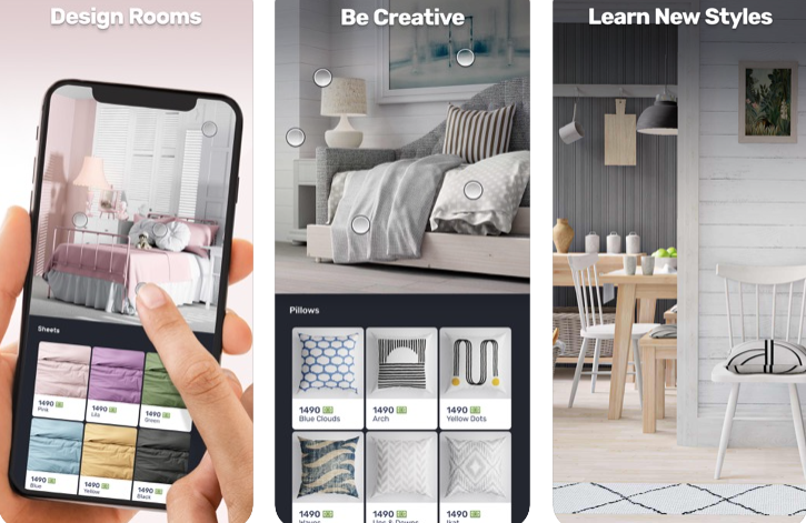 تطبيق Redecor لتصميم غرفتك و ديكور المنزل جديد الهواتف الذكية