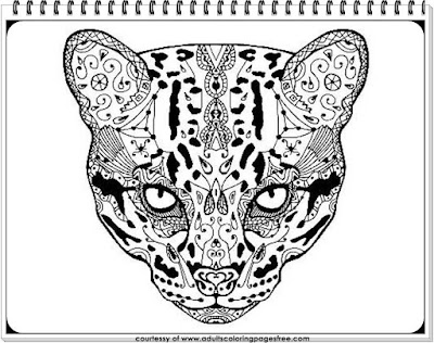 cat printable stress relief coloring pages