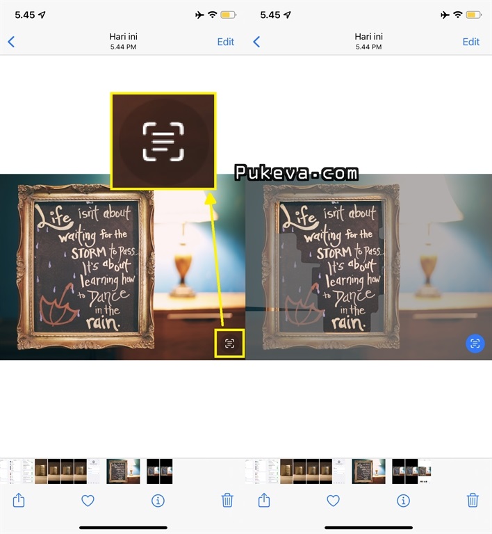 Cara Scan atau Copy Tulisan dari Gambar di iPhone dan iPad | PUKEVA