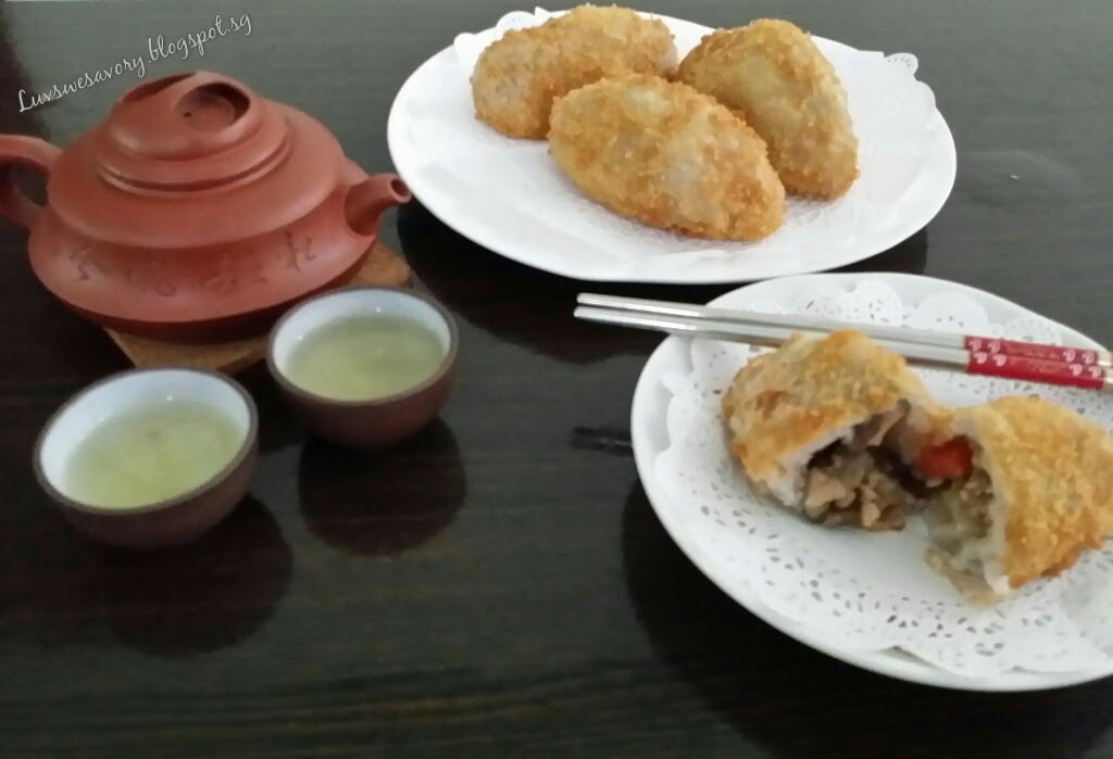 Luvswesavory: Fried Yam Puff (Wu Kok 芋角)