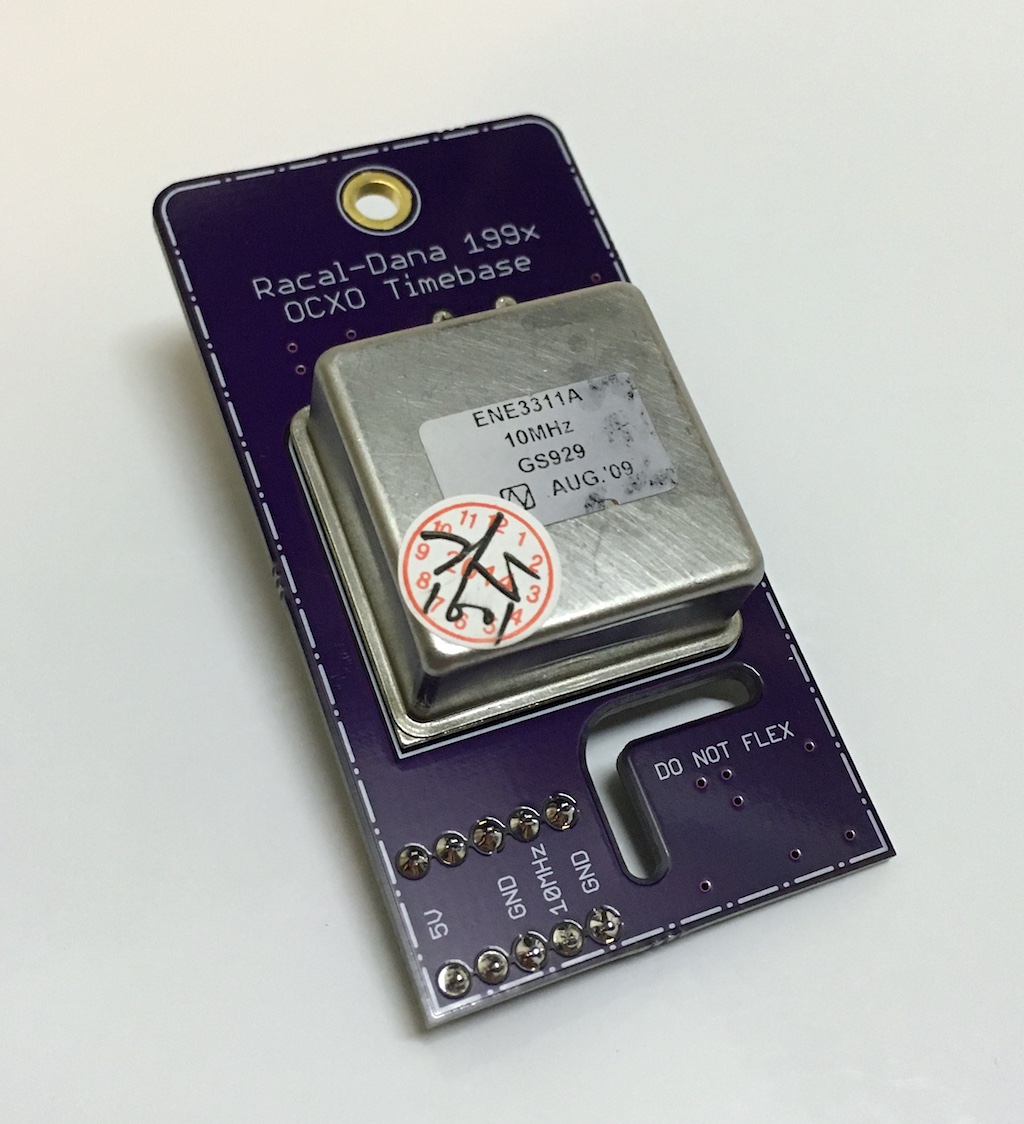 The Sync Channel Blog: OCXO Upgrade for Racal-Dana 199x Counters