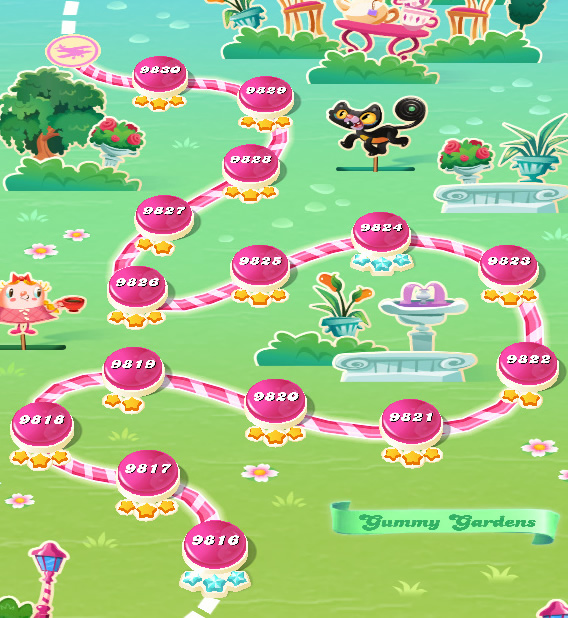 Candy Crush Saga level 9831-9845 Candy Crush Saga level 9831-9845