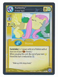 My Little Pony Fluttershy, Animal Team Premiere CCG Card