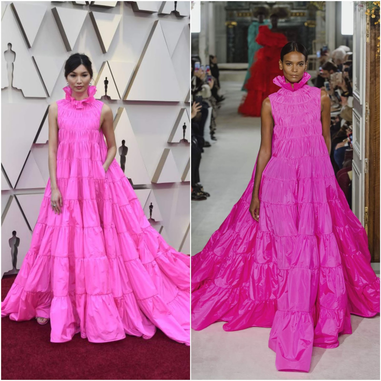 gemma chan valentino gown