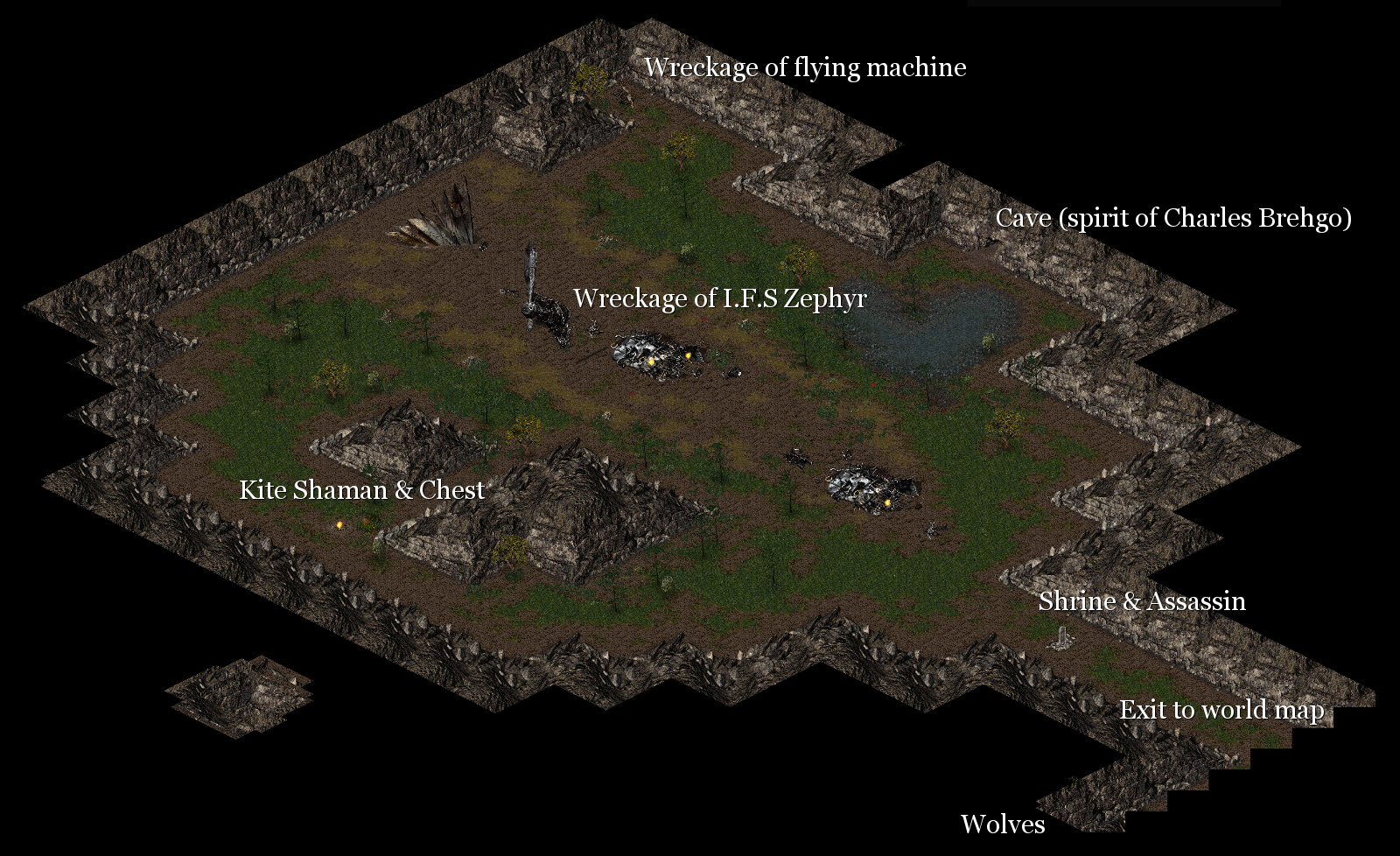 Lilura1 Arcanum Walkthrough Guide Part I Crash Site Arbalah S House Spirit Of Brehgo Fahrkus Shack