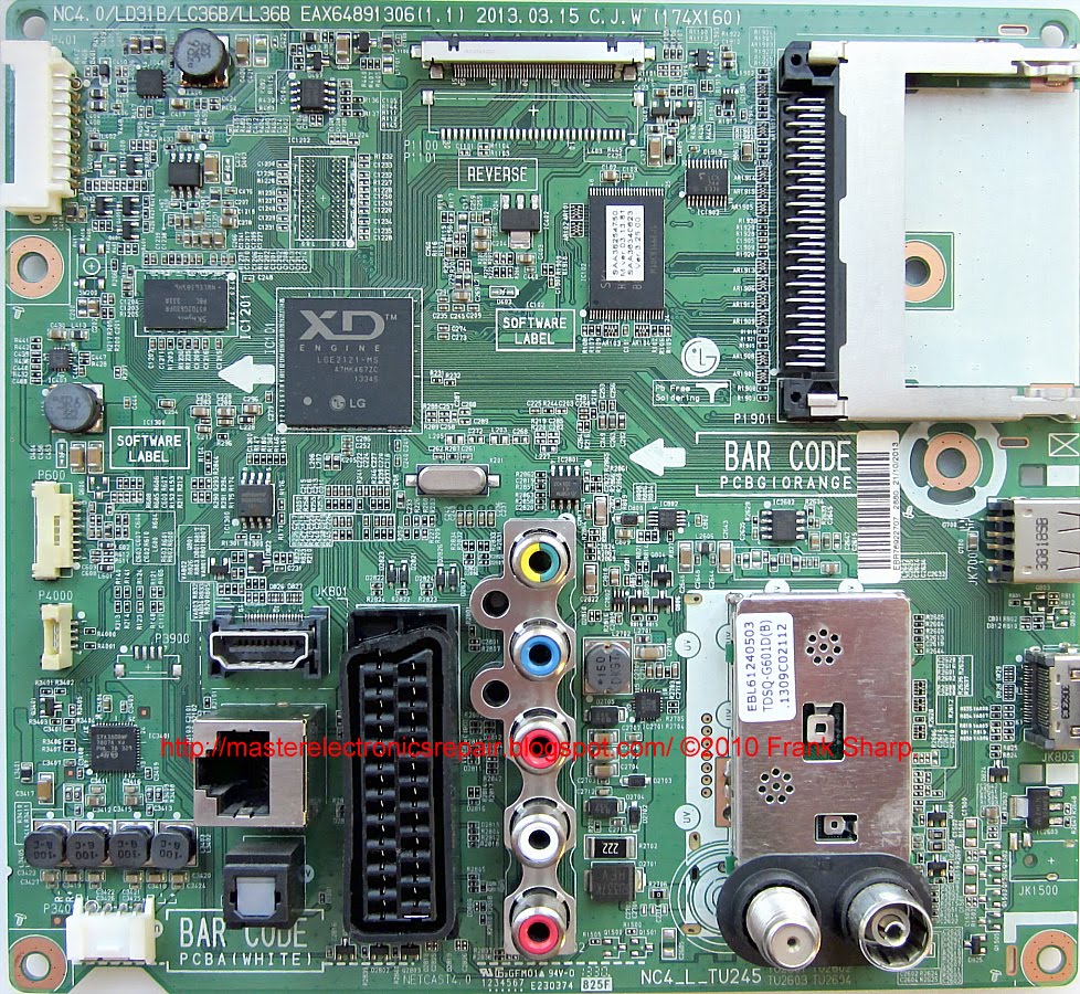 Master Electronics Repair !: REPAIR / SERVICING TV LG 39LN540V
